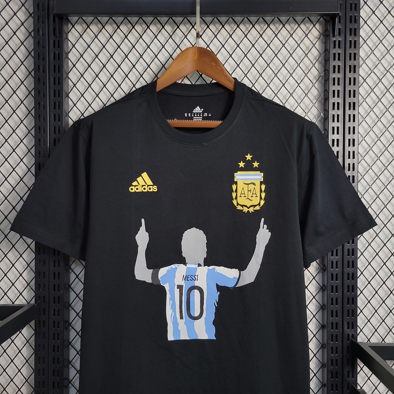 2023 Argentina black casual shirt