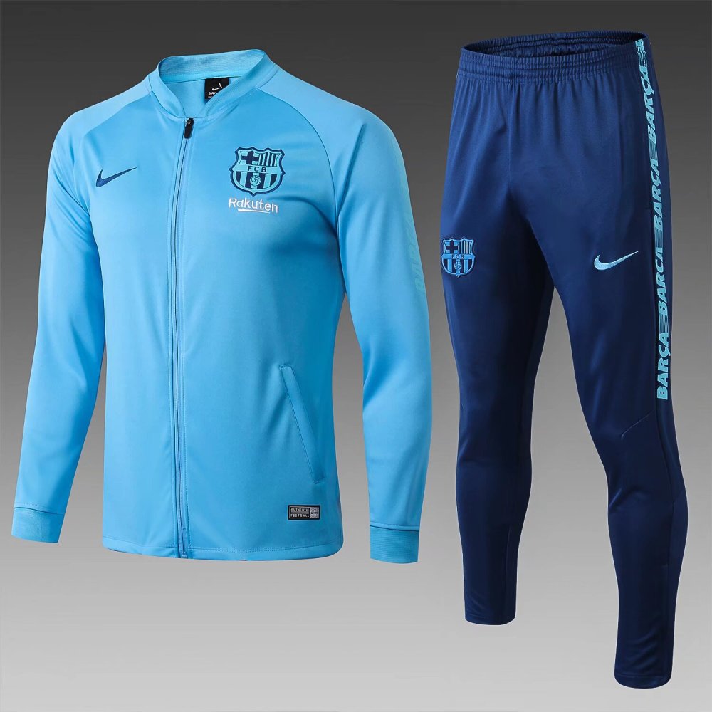 2019-2020 Barcelona Jacket Sportswear Sky Blue Suit -1:1 Thai Quality