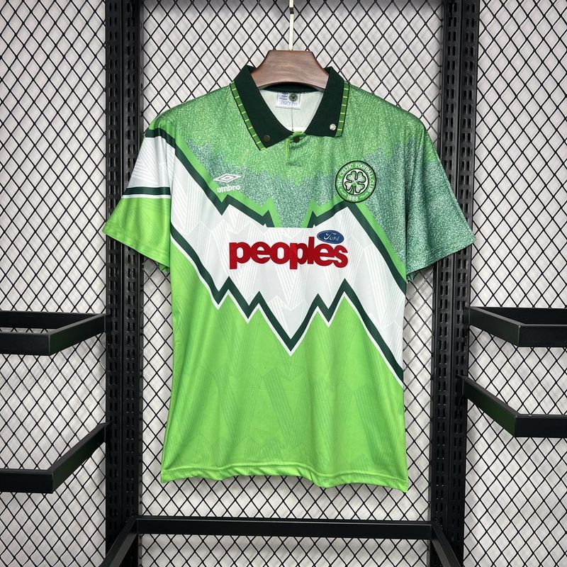 Retro 1991-92 Celtic Away football jersey retro