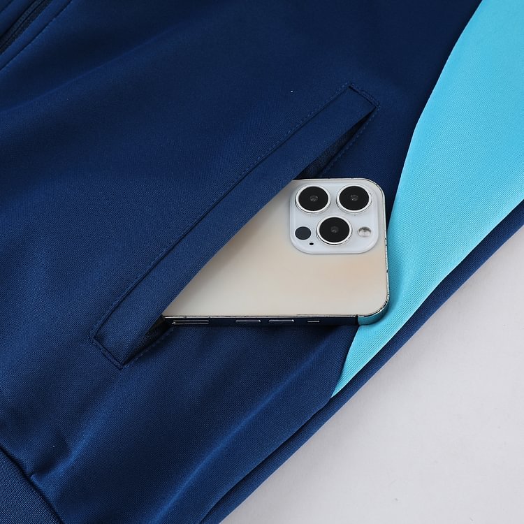23-24 Manchester City 01 sapphire blue jacket suit