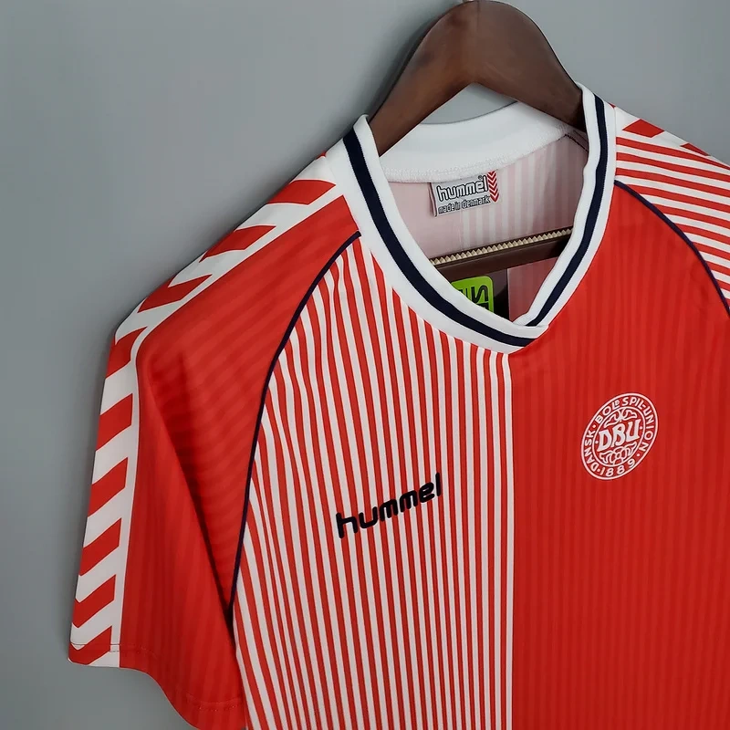 Retro Denmark 1986 home Football jersey retro