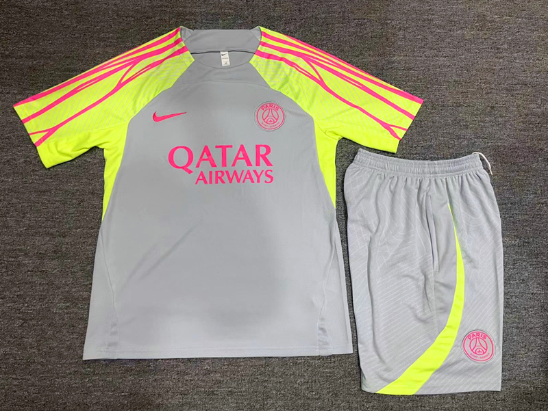 23-24 psg training short sleeve suit