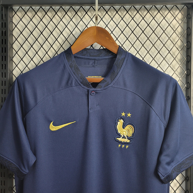2022 France home Mbappe #10 Griezmann Coman Kante BENZEMA GIROUD Football Jersey