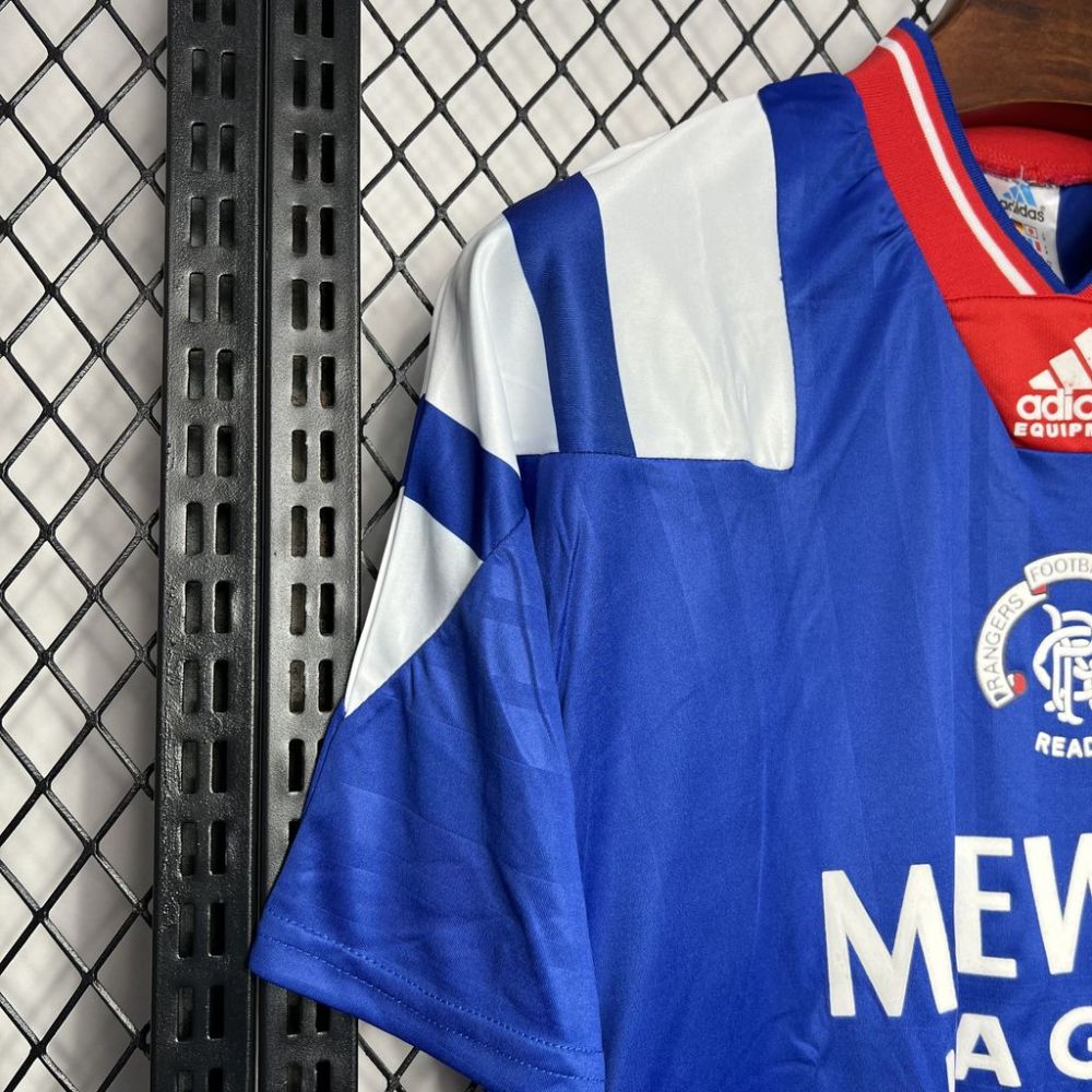 Retro 1992-94 Rangers Home football jersey Retro