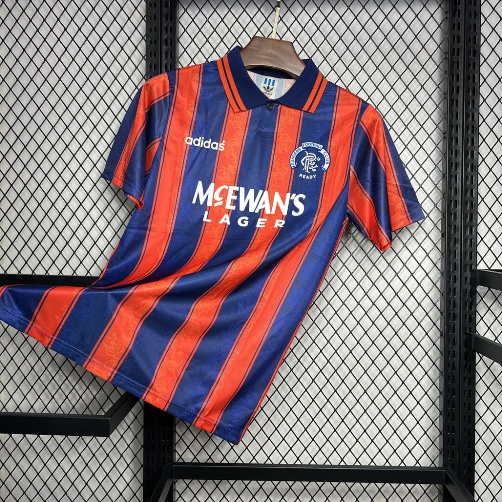 Retro 1993-94 Rangers away football jersey Retro