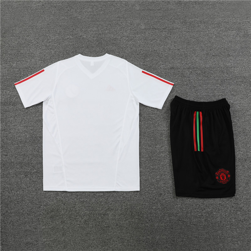 23-24-Manchester United short-sleeved training suit