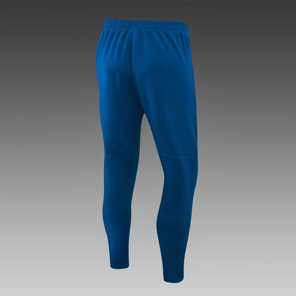 2023/2024 Olympique de Marseille Half-Pull Training Suit Blue Football Jersey Set