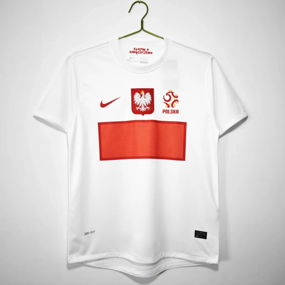 retro 2012 Poland home retro football jersey Fan version