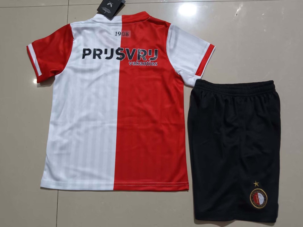 2023/2024 Feyenoord Rotterdam Home Football Shirt 1:1 Thai Quality Kids Size