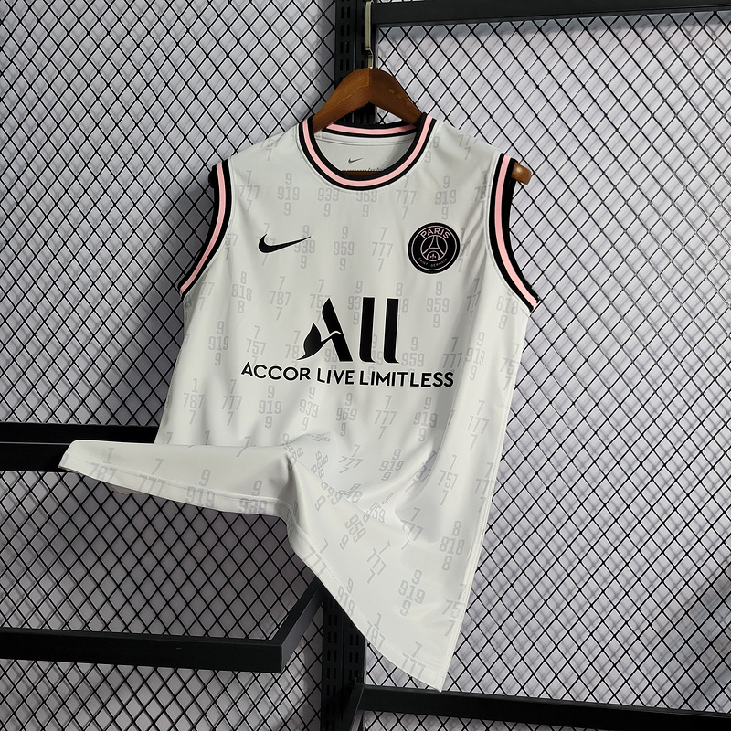 2022 PSG White Vest Training Wear
