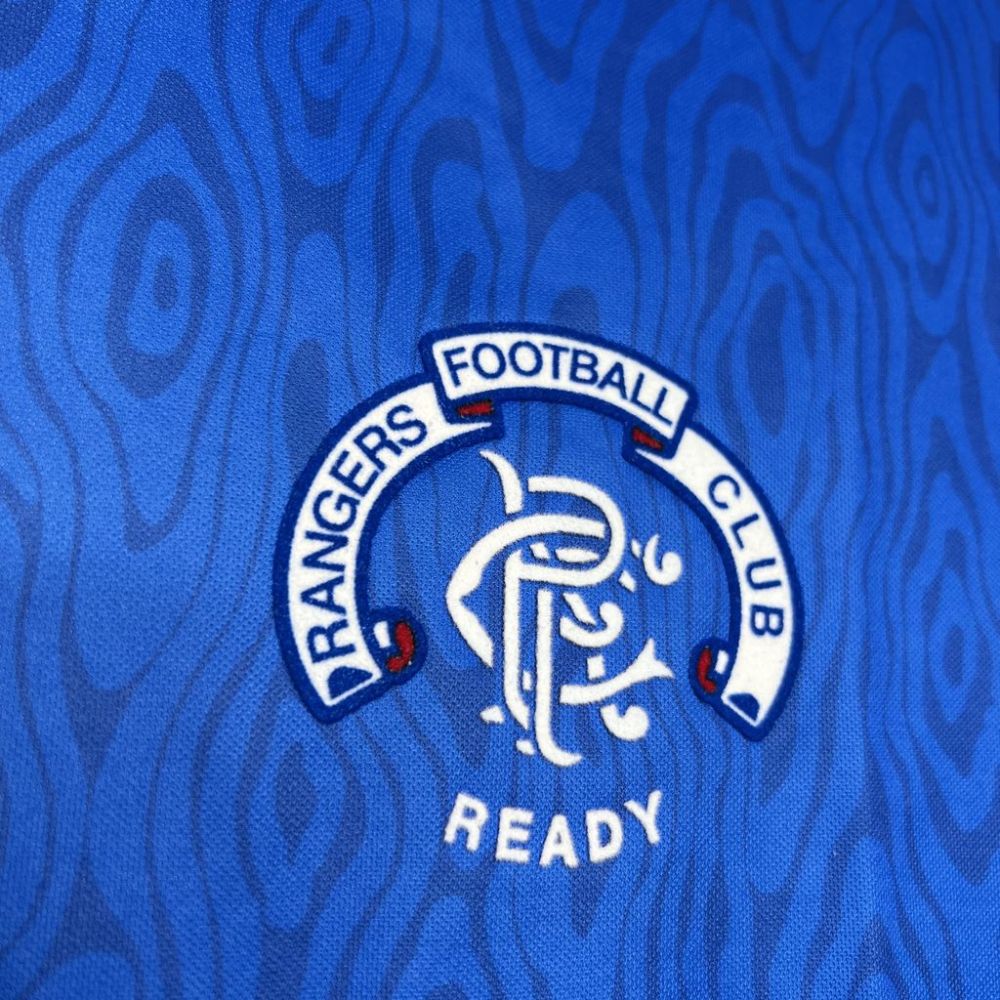 Retro 1990-92 Rangers Home football jersey Retro