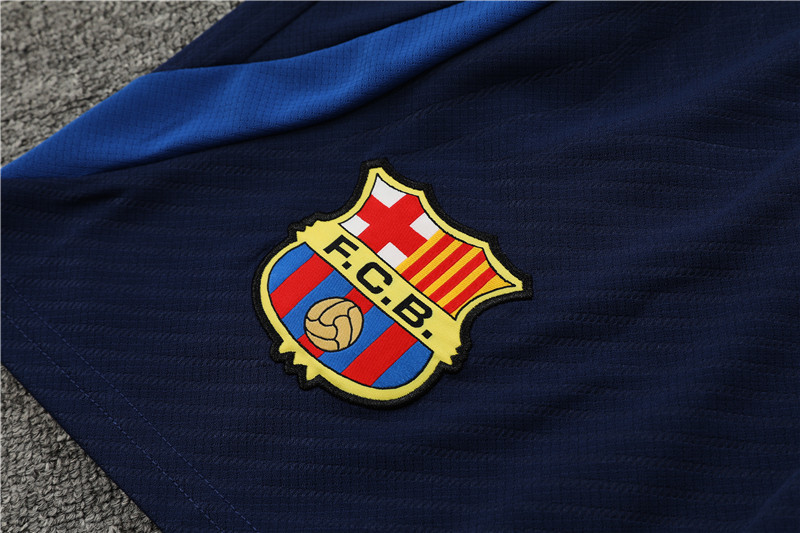 23-24-Short-sleeved training uniform Barcelona blue [camouflage style]