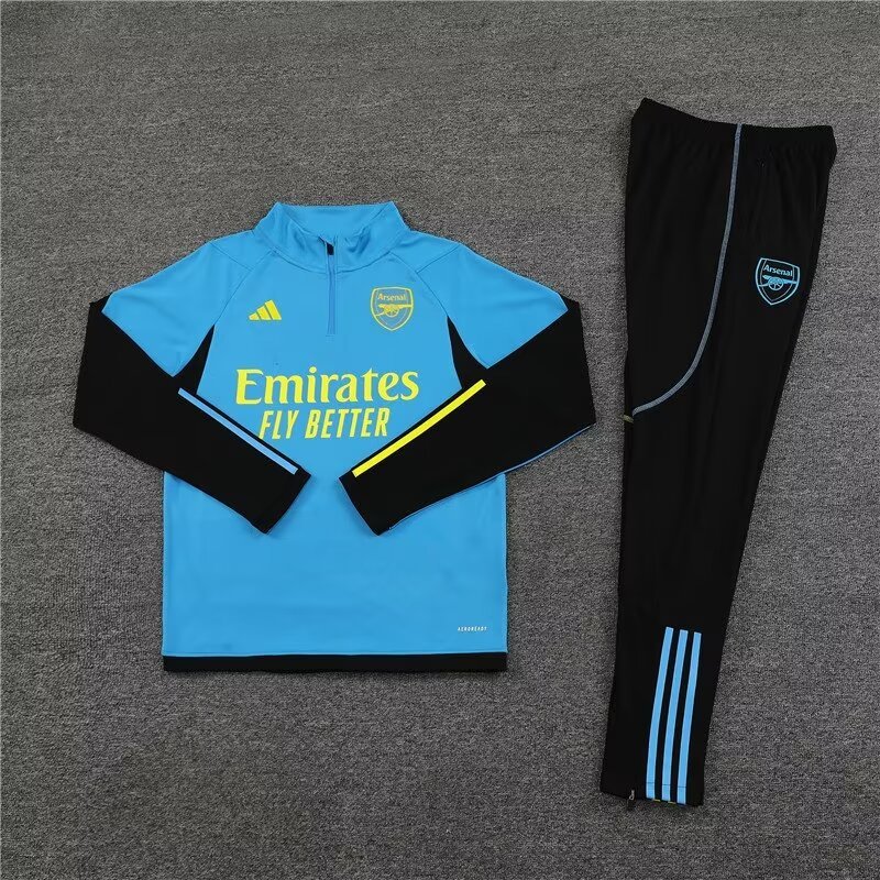 2023/2024 Arsenal Training Wear Light Blue Football Shirt 1:1 Thai Quality Suit?