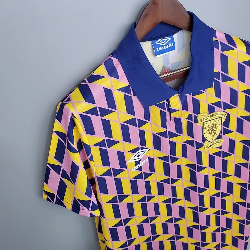 Retro Scotland 1988-89 third away Football jersey retro