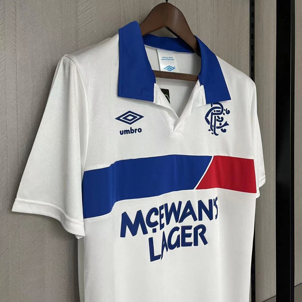 Retro 1994 Rangers away football jersey Retro