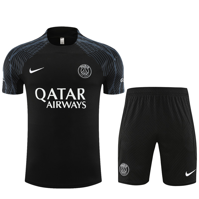 23-24 psg training short sleeve suit