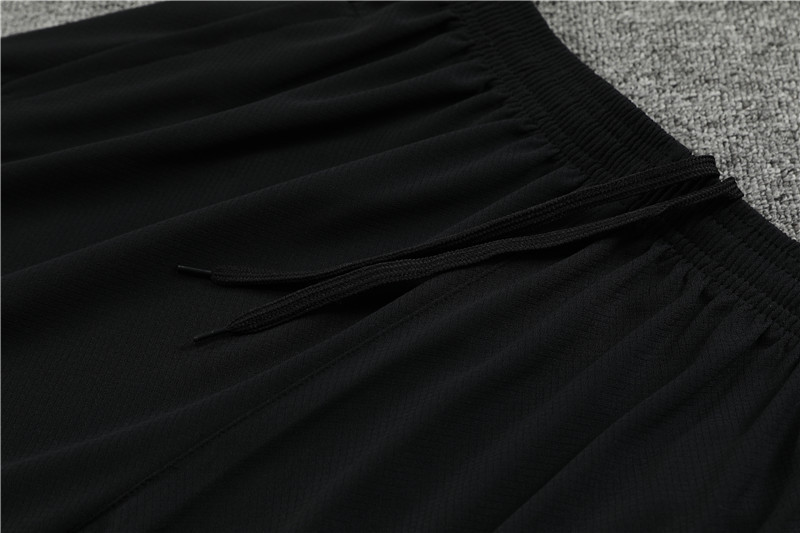 24-25 short-sleeved training suit psg paris saint germain black