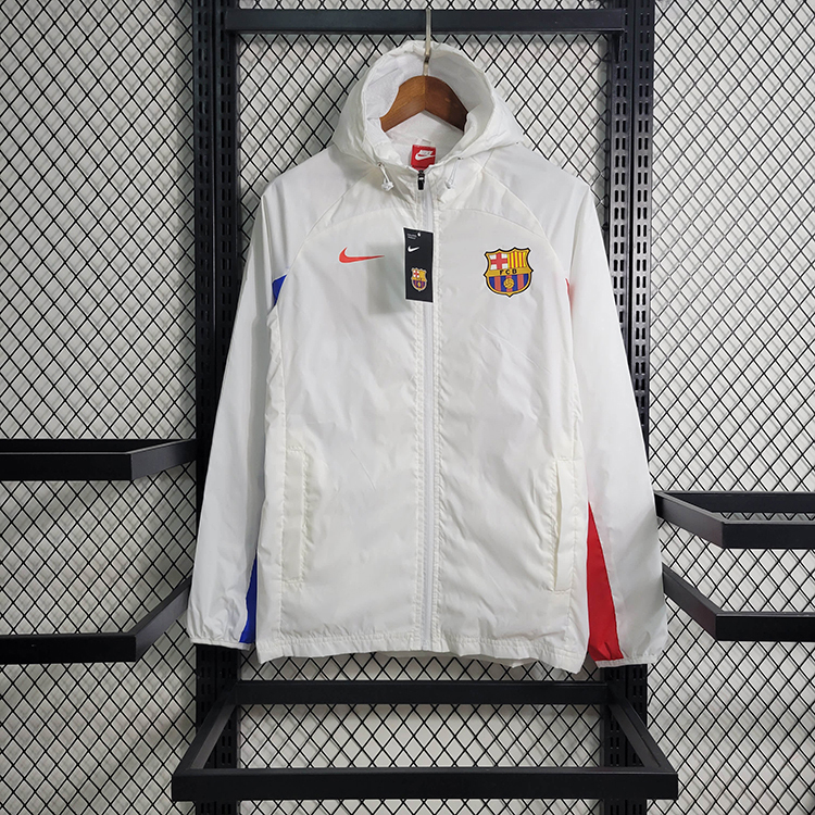 Windbreaker Barcelona White