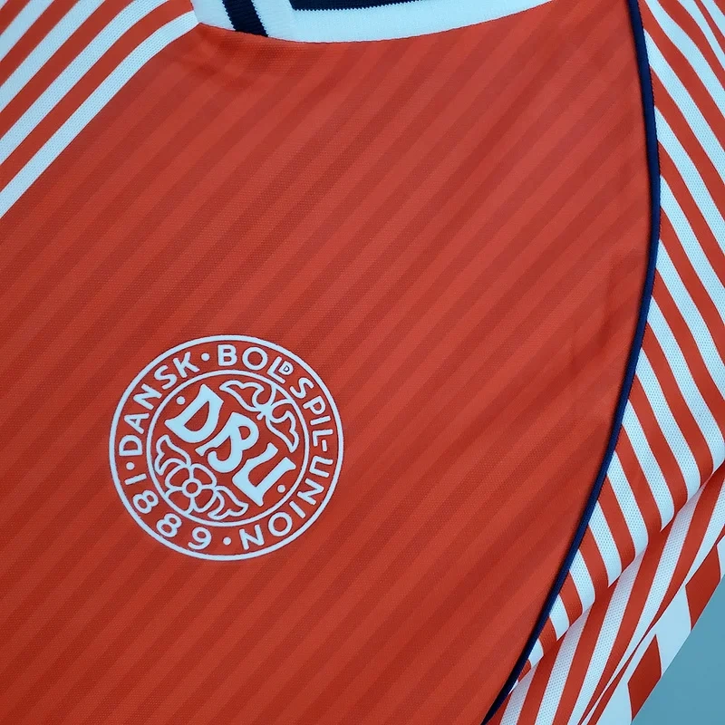 Retro Denmark 1986 home Football jersey retro