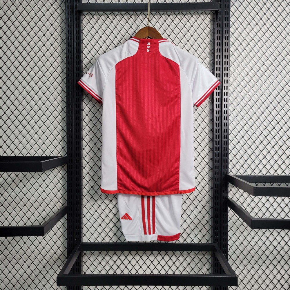 2023-24 Ajax Home Football Shirt 1:1 Thai Quality Kids