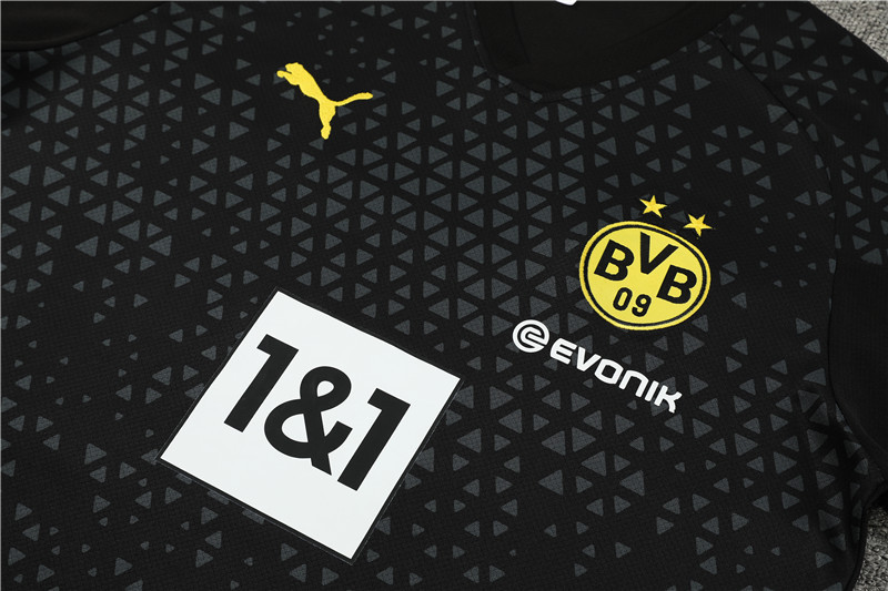 23-24 Short Sleeve Training Wear Dortmund Black