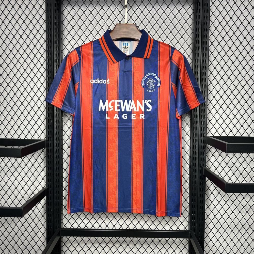 Retro 1993-94 Rangers away football jersey Retro