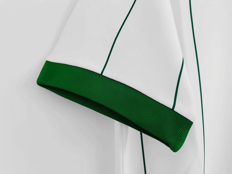 retro 1984-86 Celtic away white football jersey retro