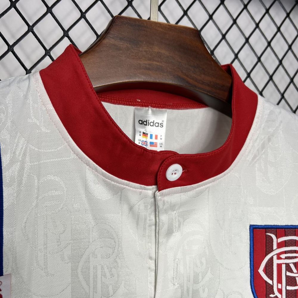 Retro 1996-97 Rangers away football jersey Retro