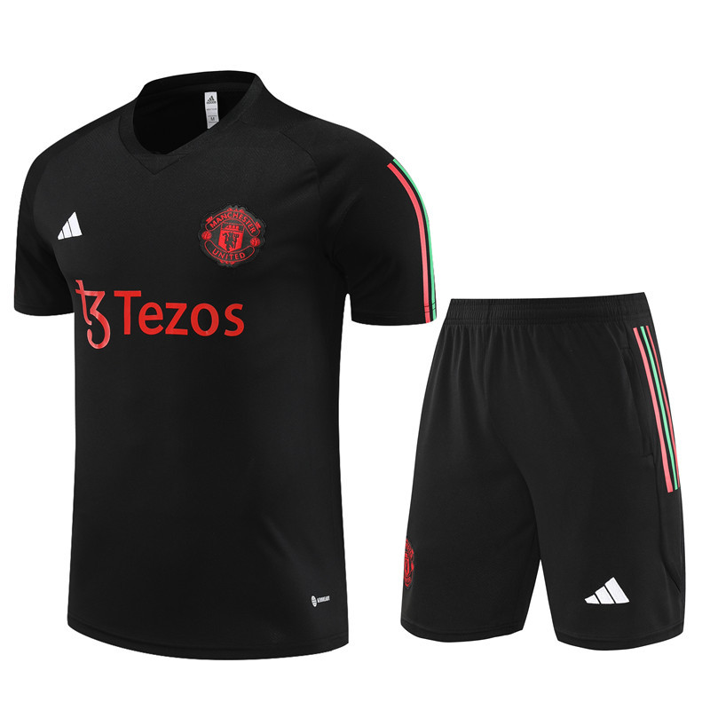 23-24-Manchester United short-sleeved training suit