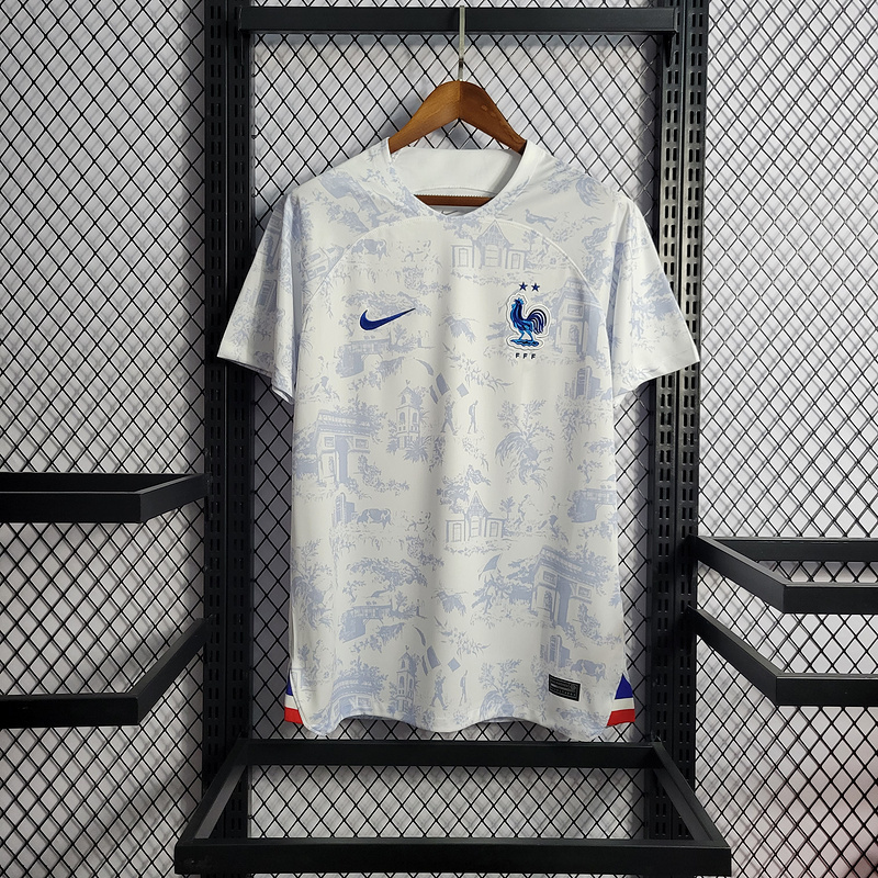 2022 France Away  Mbappe #10 Griezmann Coman Kante BENZEMA GIROUD Football Jersey