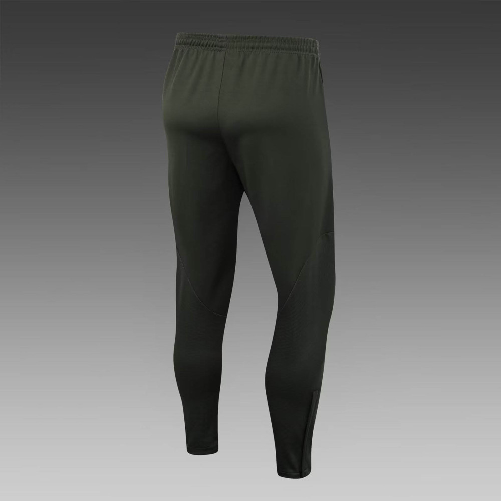 2023/2024 Player Version Barcelona Half Training Uniform Army Green Jersey Set 1:1 Thai Quality