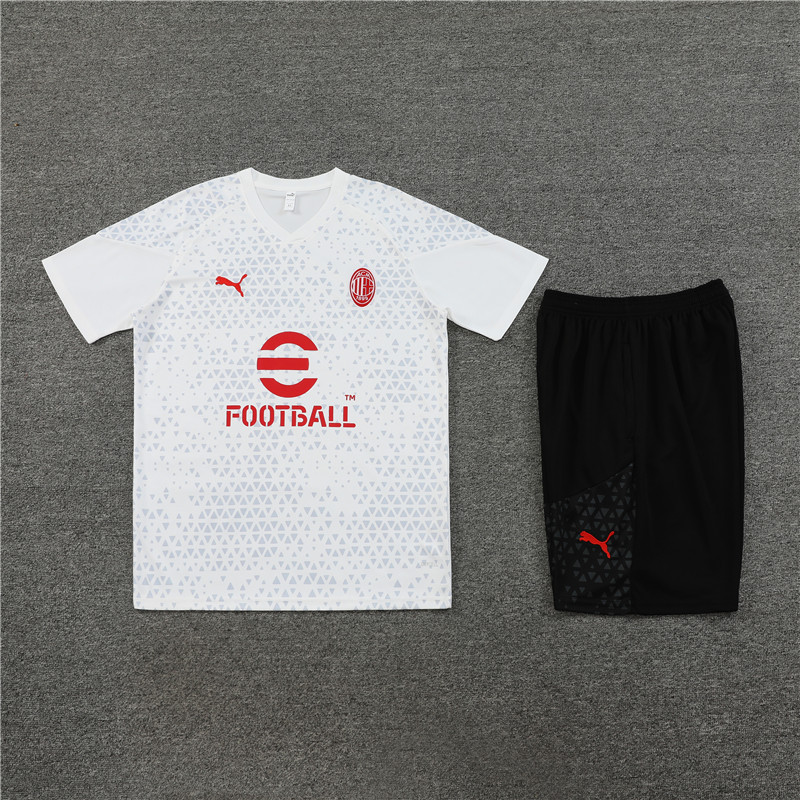 23-24 AC Milan training short-sleeved suit