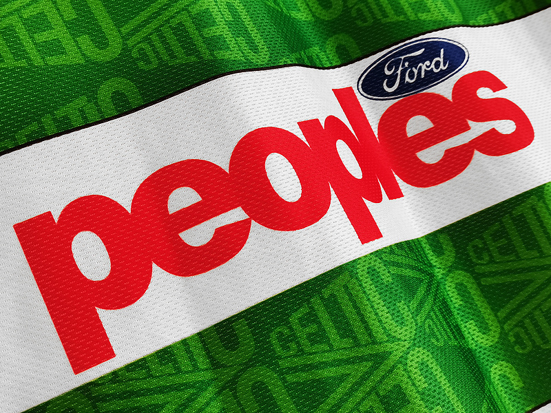 Retro 1991-92 Celtic Home football jersey retro