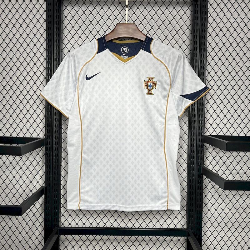 Retro Portugal 2004 Away FIGO F.COUTO C.RONALDO RUI COSTA Football jersey retro