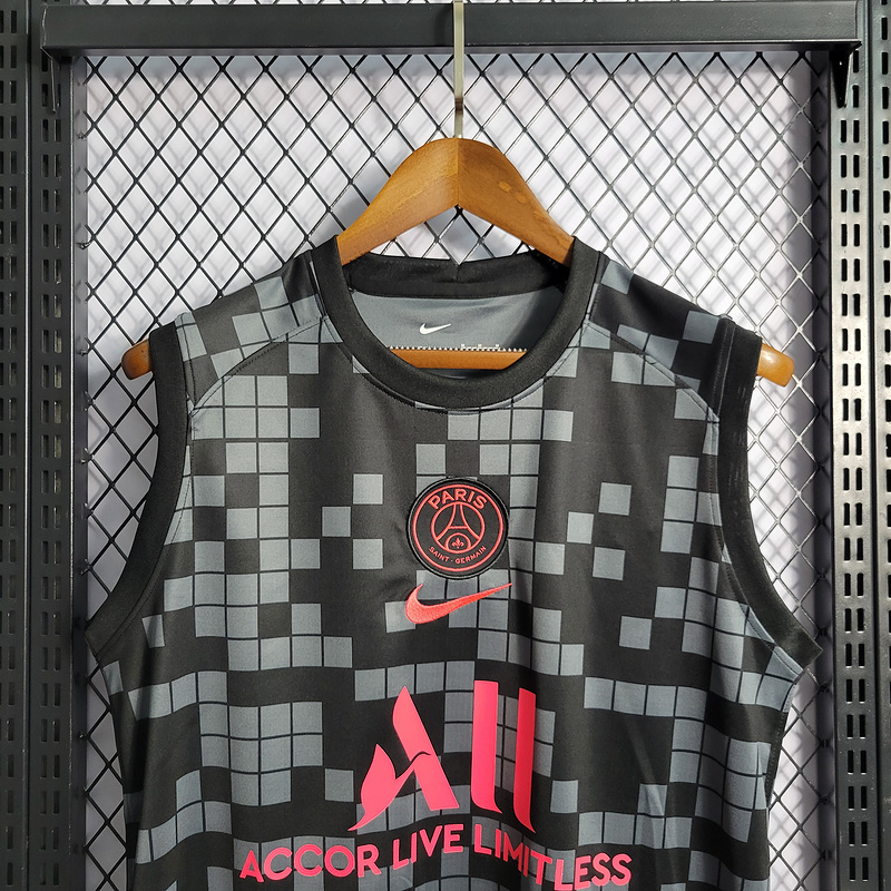2022 PSG Black Tank Top Training Wear