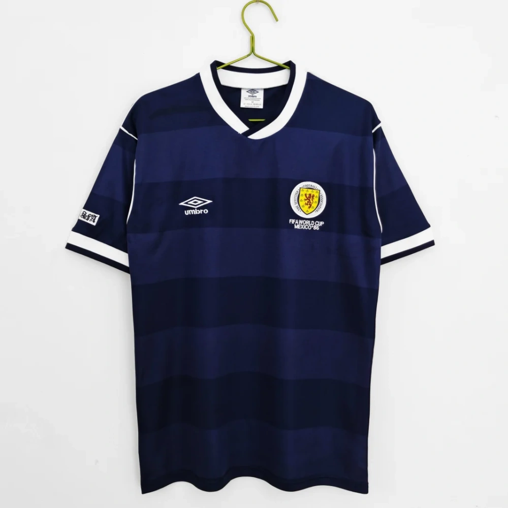 retro 1987-88 Scotland Home retro football jersey Fan version