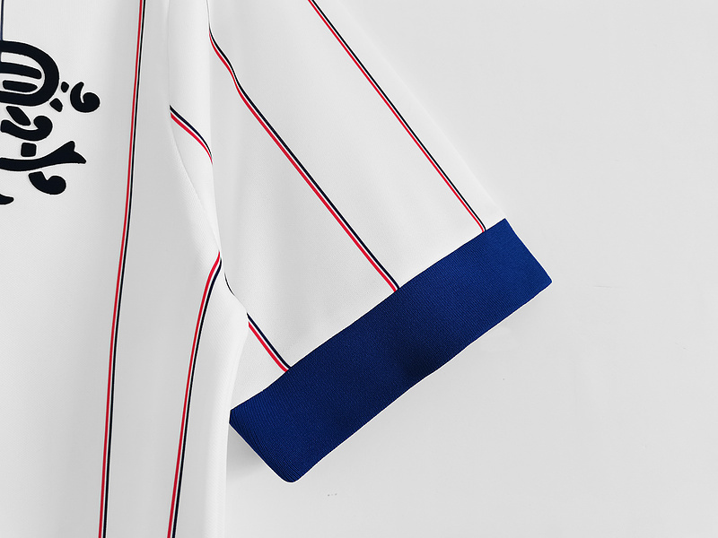 Retro 1982-83 Rangers away football jersey Retro