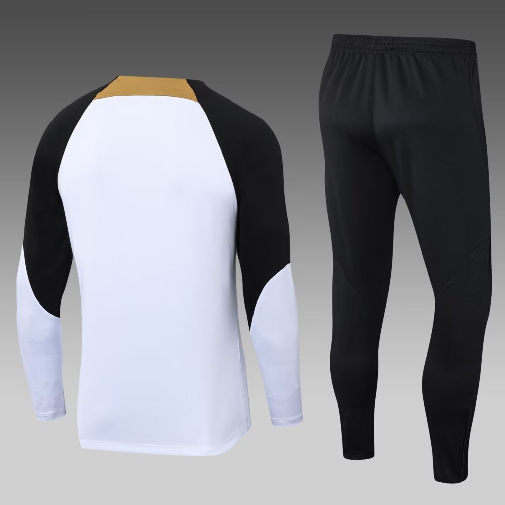 2023/2024 Chelsea Half Pull Training Wear White Football Shirt 1:1 Thailand Quality Suit