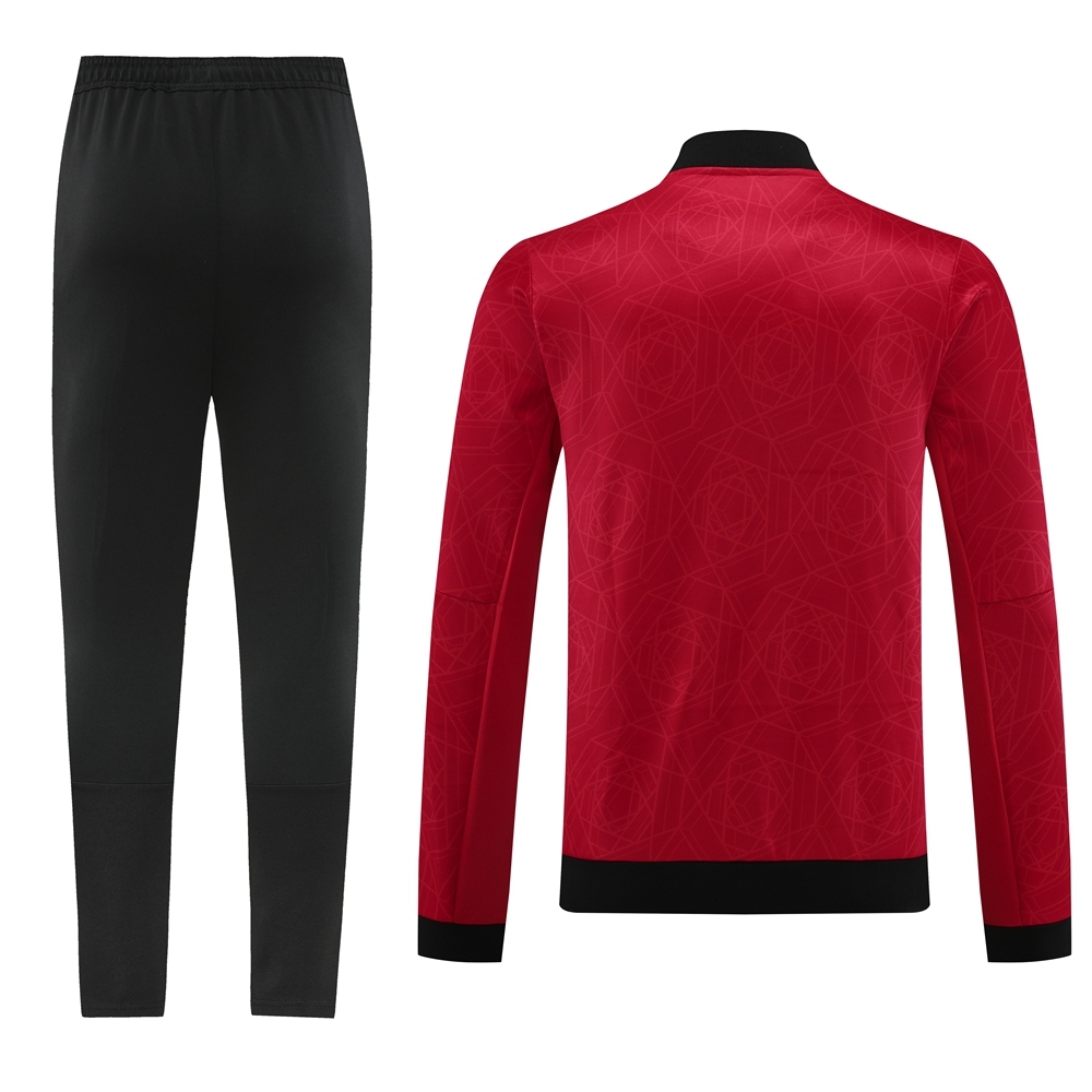 23-24 Manchester United 08 red jacket suit