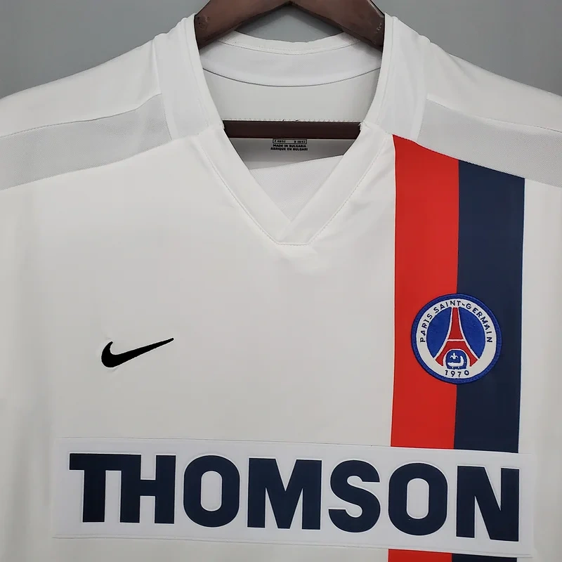 Retro PSG 2002-03 away white Football jersey retro