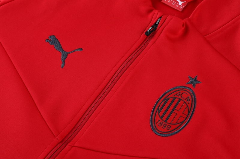 22-23 AC Milan red jacket suit