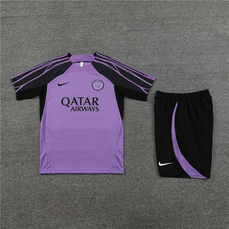 23-24 psg training short sleeve suit