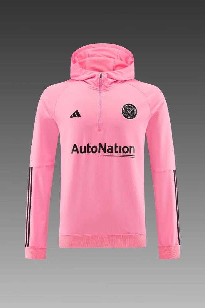 2023/2024 Miami International Pink Sweatshirt Half Pull Up Training Wear