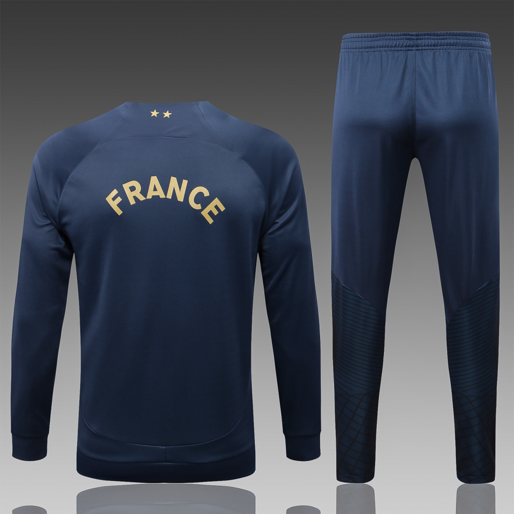 2202 Season France Blue Jacket Suit
