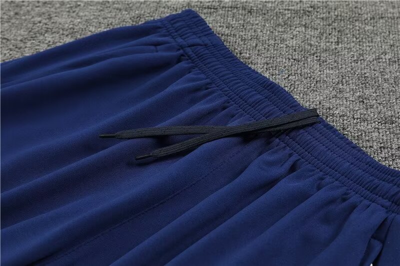 2023-2024 Player Version Portugal Half Pull Training Wear Green Football Shirt Set