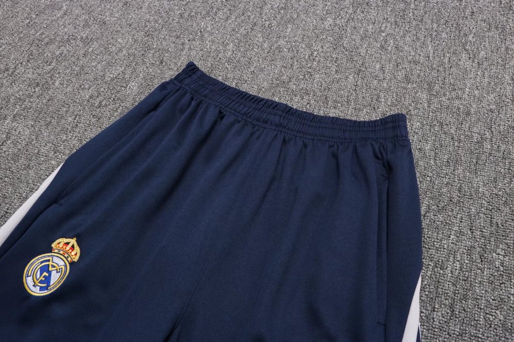 2022/2023 Real Madrid long zipper jacket white football shirt set -1:1 Thai quality