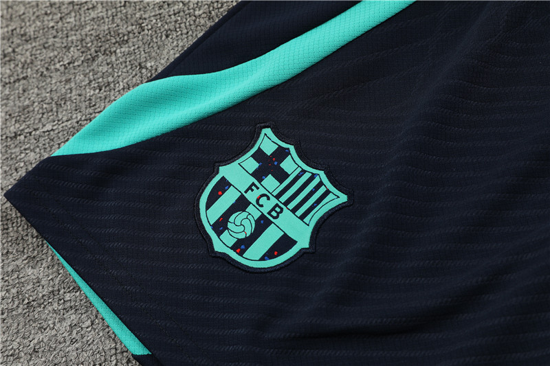 23-24-Short-sleeved training uniform Barcelona royal blue [camouflage style]