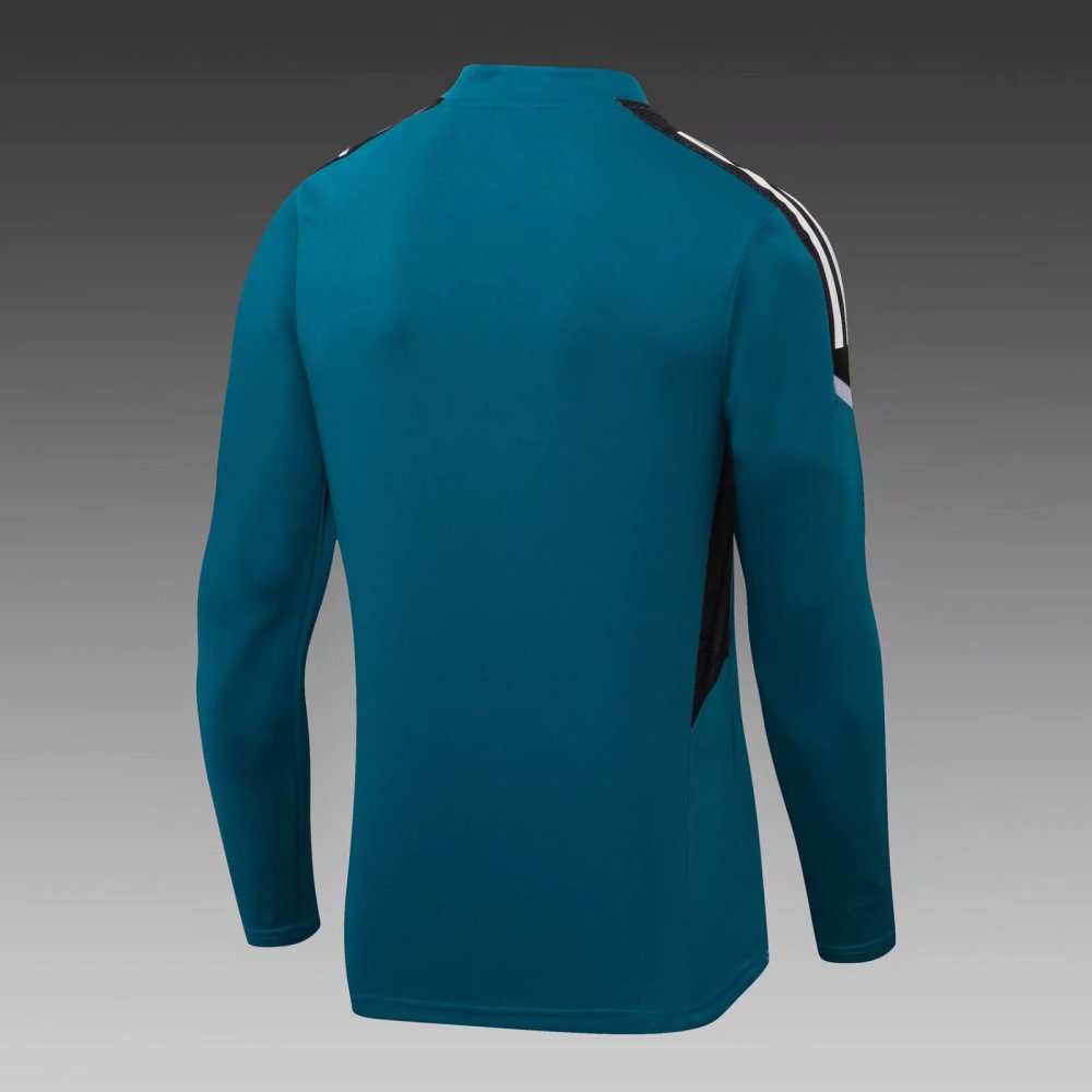 2021/2022 Real Madrid half-pull training uniform green suit 1:1 Thai quality suit
