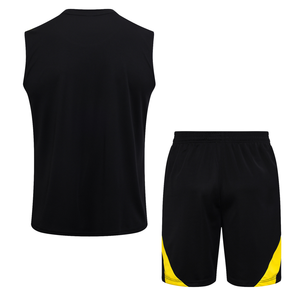 23-24 PSG Jordan black training vest suit