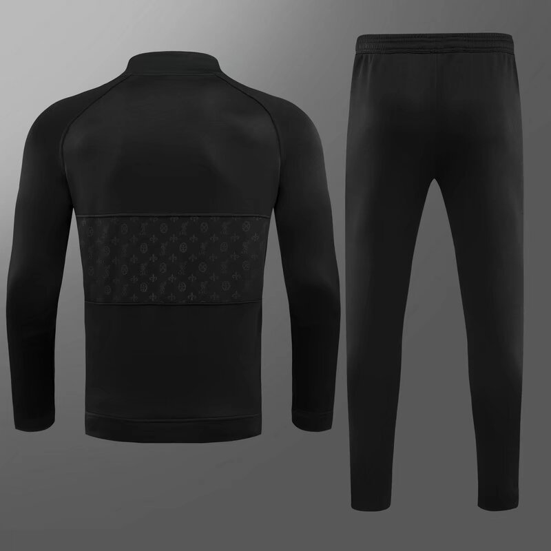 2021/2022 Liverpool long zipper jacket black suit 1:1 Thai quality suit